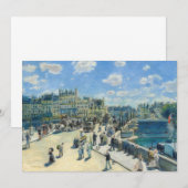 Pierre-Auguste Renoir - Parijs, Pont-Neuf Bedankkaart (Voorkant / Achterkant)