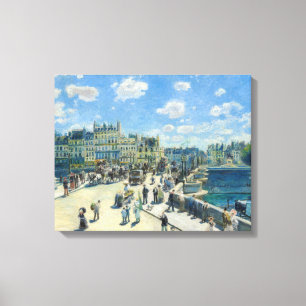 Pierre-Auguste Renoir - Parijs, Pont-Neuf Canvas Afdruk