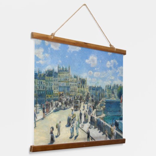 Pierre-Auguste Renoir - Parijs, Pont-Neuf Hangend Wandkleed (Gebogen)