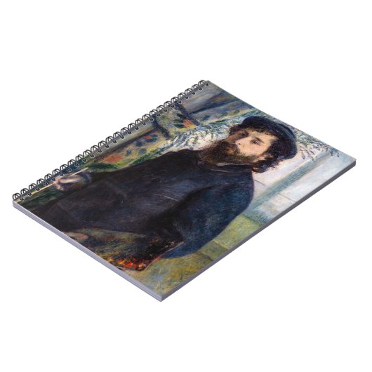 Pierre Auguste Renoir - Portret van Claude Monet Notitieboek (Linkerzijde)
