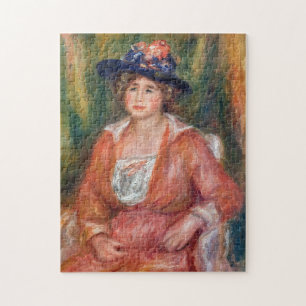 Pierre-Auguste Renoir - Portret van zittende vrouw Legpuzzel