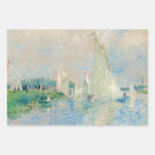 Pierre-Auguste Renoir - Regatta op Argenteuil Inpakpapier Vel