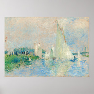 Pierre-Auguste Renoir - Regatta op Argenteuil Poster