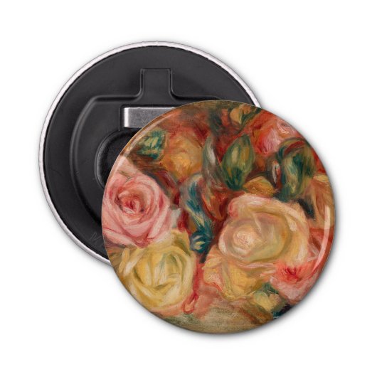 Pierre-Auguste Renoir - Rozen Button Flesopener (Voorkant)