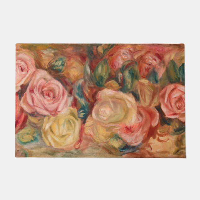 Pierre-Auguste Renoir - Rozen Deurmat (Voorkant)
