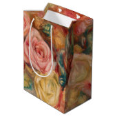 Pierre-Auguste Renoir - Rozen Medium Cadeauzakje (Achterkant Gekanteld)
