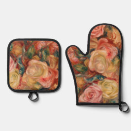 Pierre-Auguste Renoir - Rozen Ovenwant & Pannenlap Set