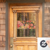 Pierre-Auguste Renoir - Rozen Raamsticker (Huis Deur)