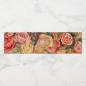 Pierre-Auguste Renoir - Rozen Waterfles Etiket (Enkel label)