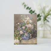 Pierre-Auguste Renoir Spring Bouquet Briefkaart (Staand voorkant)