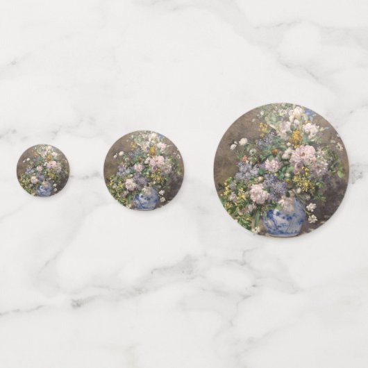 Pierre-Auguste Renoir Spring Bouquet Confetti (Achterkanten)