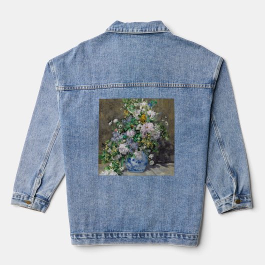 Pierre-Auguste Renoir - Spring Bouquet Denim Jacket (Achterkant)