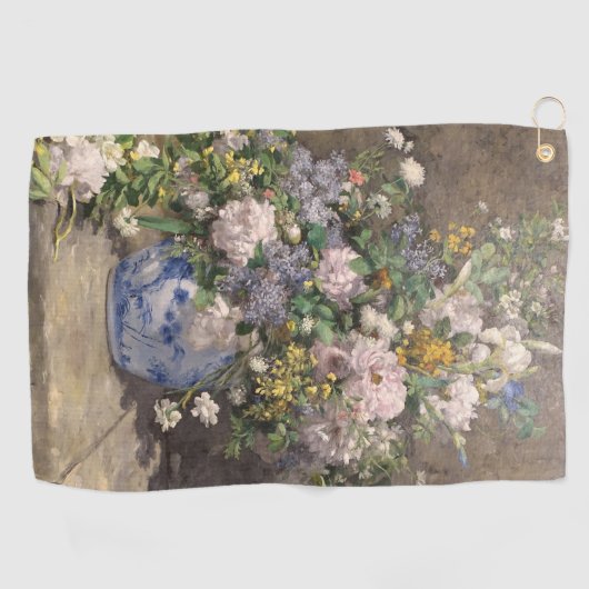 Pierre-Auguste Renoir Spring Bouquet Golfhanddoek (Horizontaal)