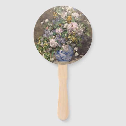 Pierre-Auguste Renoir Spring Bouquet Handwaaier (Voorkant)