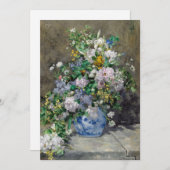 Pierre-Auguste Renoir - Spring Bouquet Kaart (Voorkant / Achterkant)