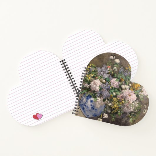 Pierre-Auguste Renoir Spring Bouquet Notitieboek (Binnen)