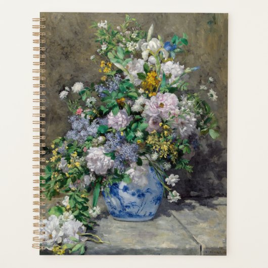 Pierre-Auguste Renoir - Spring Bouquet Planner (Voorkant)