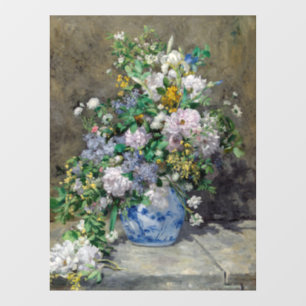 Pierre-Auguste Renoir - Spring Bouquet Raamsticker