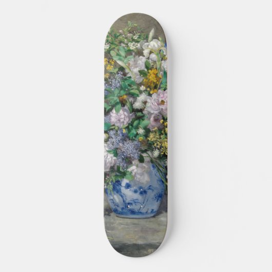 Pierre-Auguste Renoir - Spring Bouquet Skateboard (Voorkant)