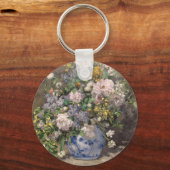 Pierre-Auguste Renoir Spring Bouquet Sleutelhanger (Voorkant)