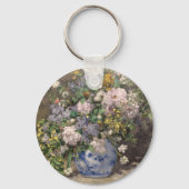 Pierre-Auguste Renoir Spring Bouquet Sleutelhanger (Achterkant)