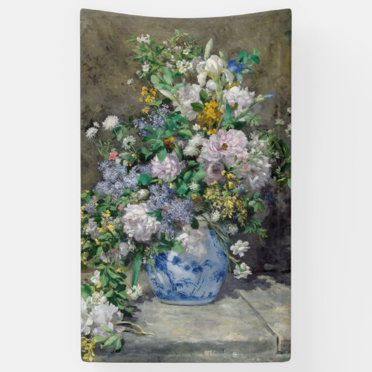 Pierre-Auguste Renoir - Spring Bouquet Spandoek (Verticaal)