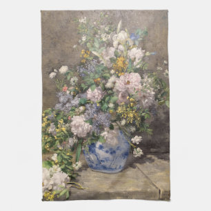 Pierre-Auguste Renoir Spring Bouquet Theedoek