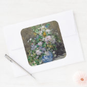 Pierre-Auguste Renoir - Spring Bouquet Vierkante Sticker (Envelop)