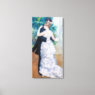 Pierre-Auguste Renoir - Stad Dans Canvas Afdruk