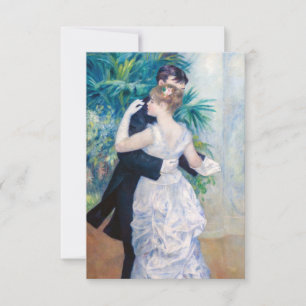 Pierre-Auguste Renoir - Stadsdans Bedankkaart