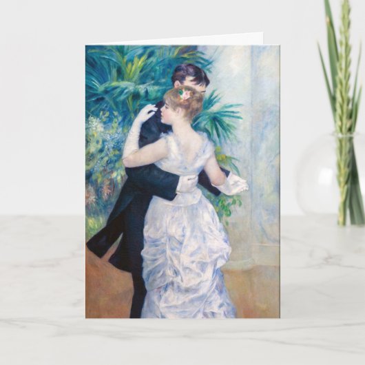 Pierre-Auguste Renoir - Stadsdans Kaart (Voorkant)