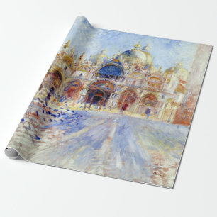 Pierre Auguste Renoir The Piazza San Marco, Veneti Cadeaupapier
