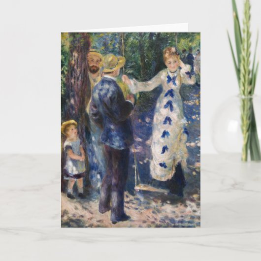 Pierre-Auguste Renoir - The Swing Kaart (Voorkant)