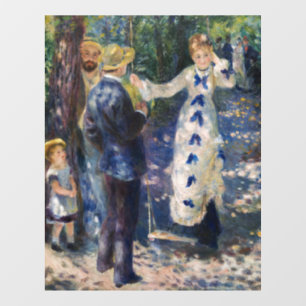 Pierre-Auguste Renoir - The Swing Raamsticker