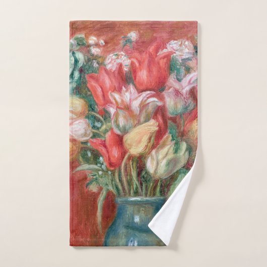 Pierre-Auguste Renoir - Tulip Bouquet (Serviette à main)