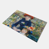 Pierre-Auguste Renoir - Twee zussen op de Terrace Deurmat (Schuin)