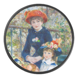 Pierre-Auguste Renoir - Twee zussen op de Terrace Hockey Puck