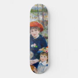 Pierre-Auguste Renoir - Twee zussen op de Terrace Skateboard