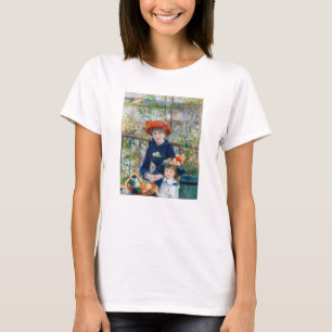 Pierre-Auguste Renoir - Twee zussen op de Terrace T-shirt