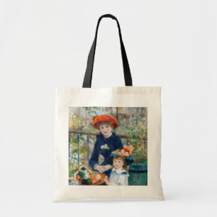 Pierre-Auguste Renoir - Twee zussen op de Terrace Tote Bag