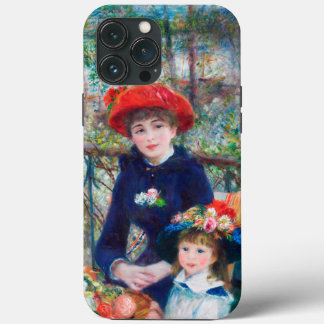 Pierre Auguste Renoir, twee zusters (op de Terras) iPhone 13 Pro Max Hoesje