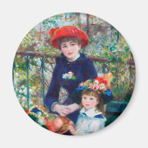 Pierre Auguste Renoir, twee zusters (op de Terras) Magneet