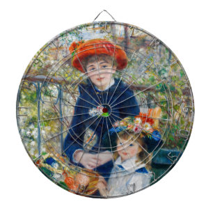 Pierre-Auguste Renoir - Twee zusters op het terras Dartbord