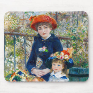 Pierre-Auguste Renoir - Twee zusters op het terras Muismat