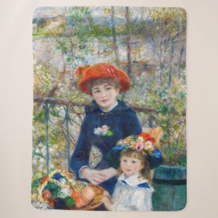 Pierre-Auguste Renoir - Twee zusters op het terras Sherpa Deken