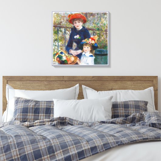 Pierre-Auguste Renoir Two sisters CC0401 Canvas (Insitu (Slaapkamer))