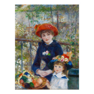 Pierre-Auguste Renoir Two sisters CC0524 Perfect Poster