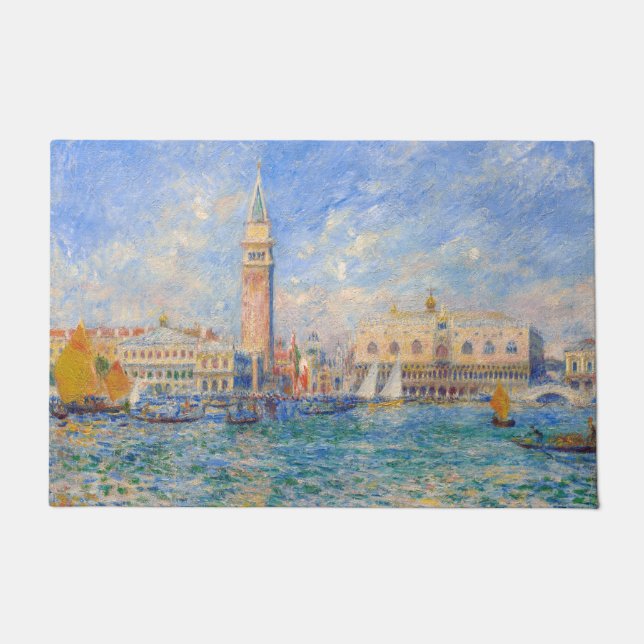 Pierre-Auguste Renoir - Venetië, het Dogenpaleis Deurmat (Voorkant)