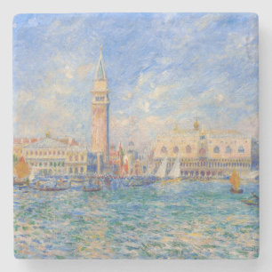 Pierre-Auguste Renoir - Venetië, het Dogenpaleis Stenen Onderzetter