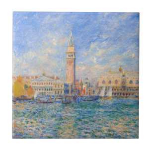 Pierre-Auguste Renoir - Venetië, het Dogenpaleis Tegeltje